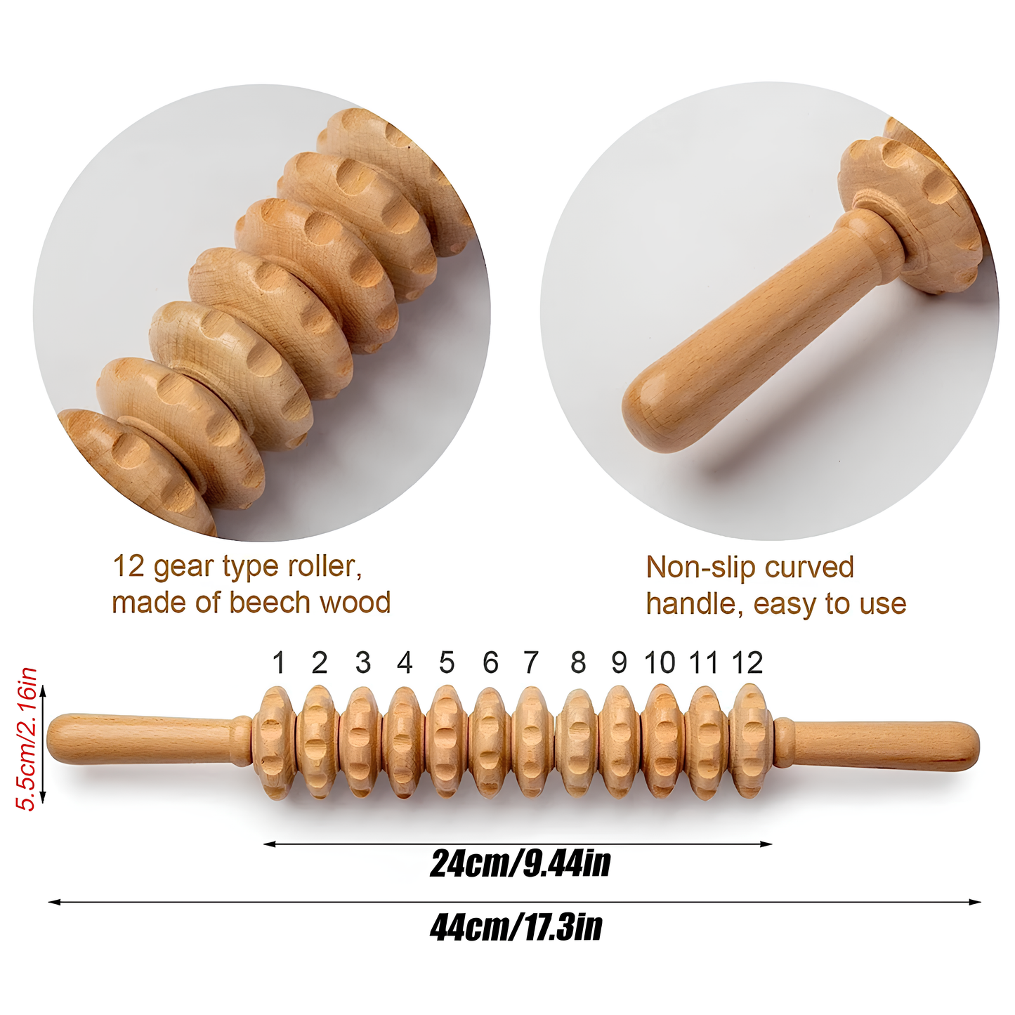 Wood Therapy Roller